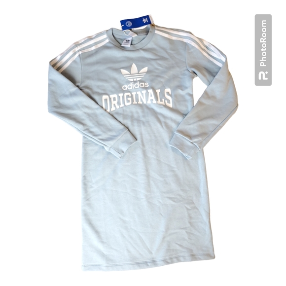 adidas Originals Other - Adidas Original juniors girls sweater dress medium blue